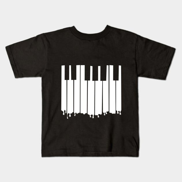 Dripping Keys Kids T-Shirt by locartindia